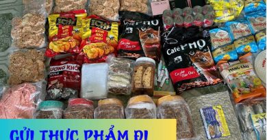 Gửi bánh mứt đi Mỹ