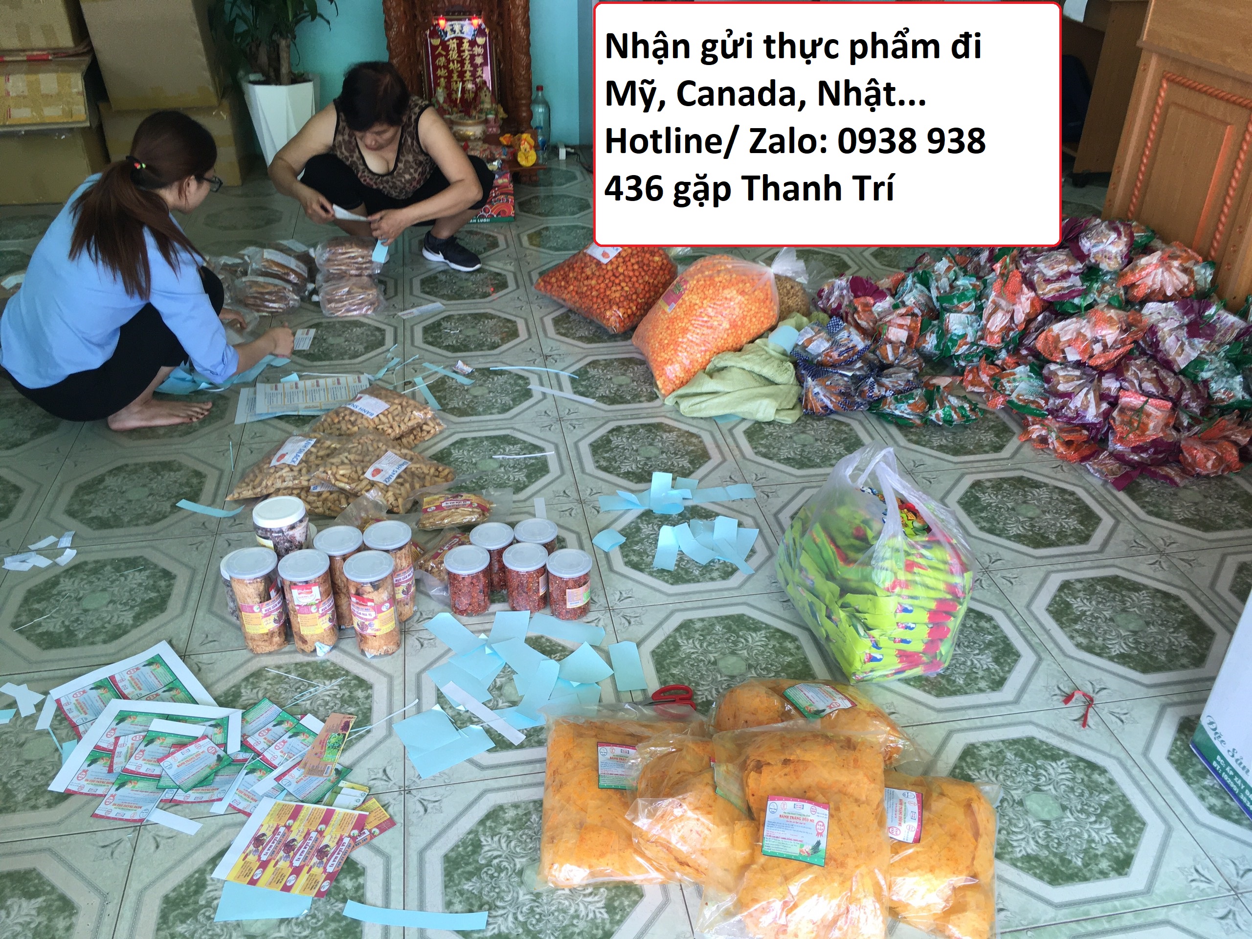 Gửi bánh tráng đi Mỹ ở Gia Kiệm, Đồng Nai