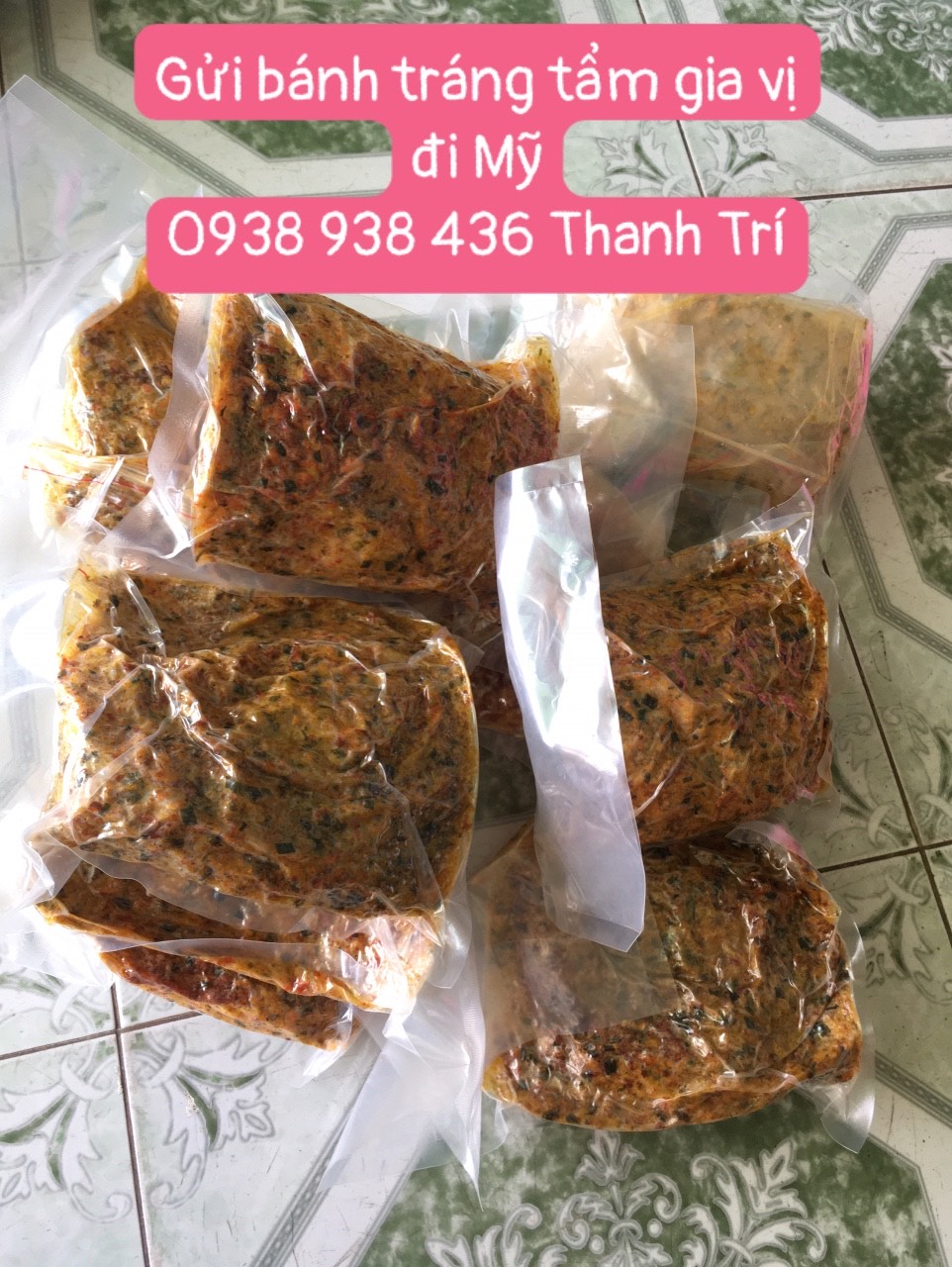 Gửi bánh tráng đi Mỹ ở Gia Kiệm, Đồng Nai