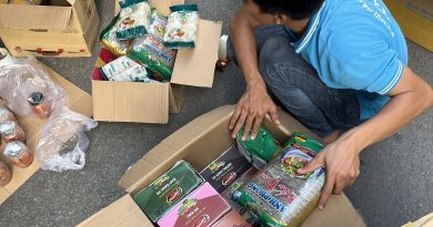 Gửi chà bông đi Mỹ