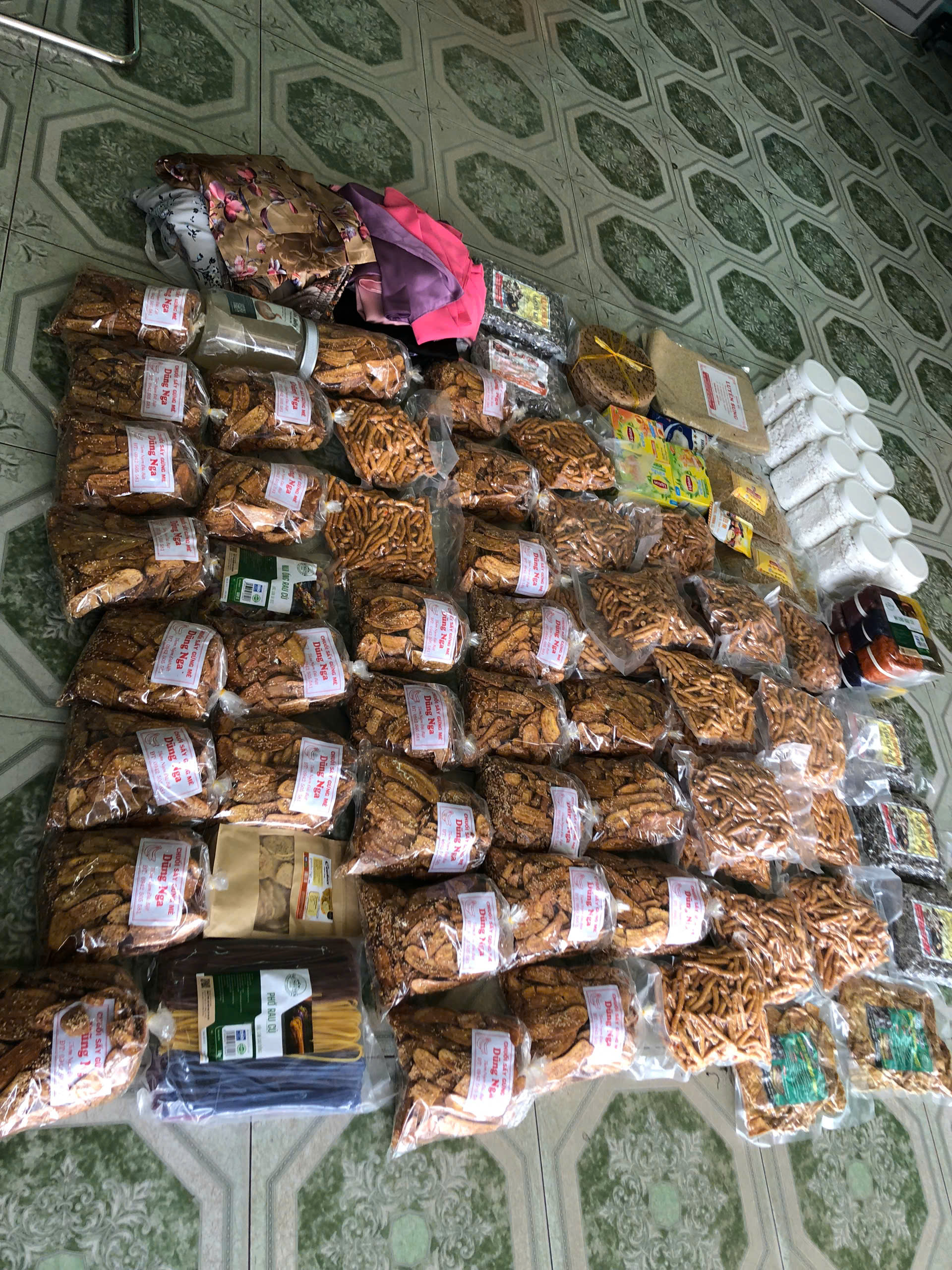 gửi tôm khô đi Mỹ