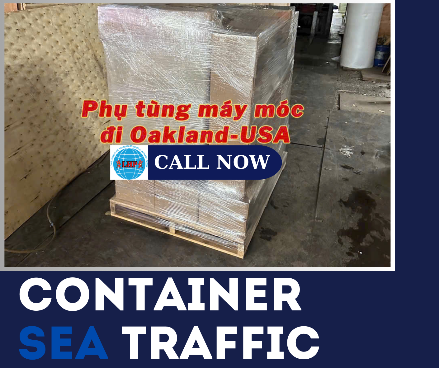 Gửi phụ tùng máy móc đi Mỹ 